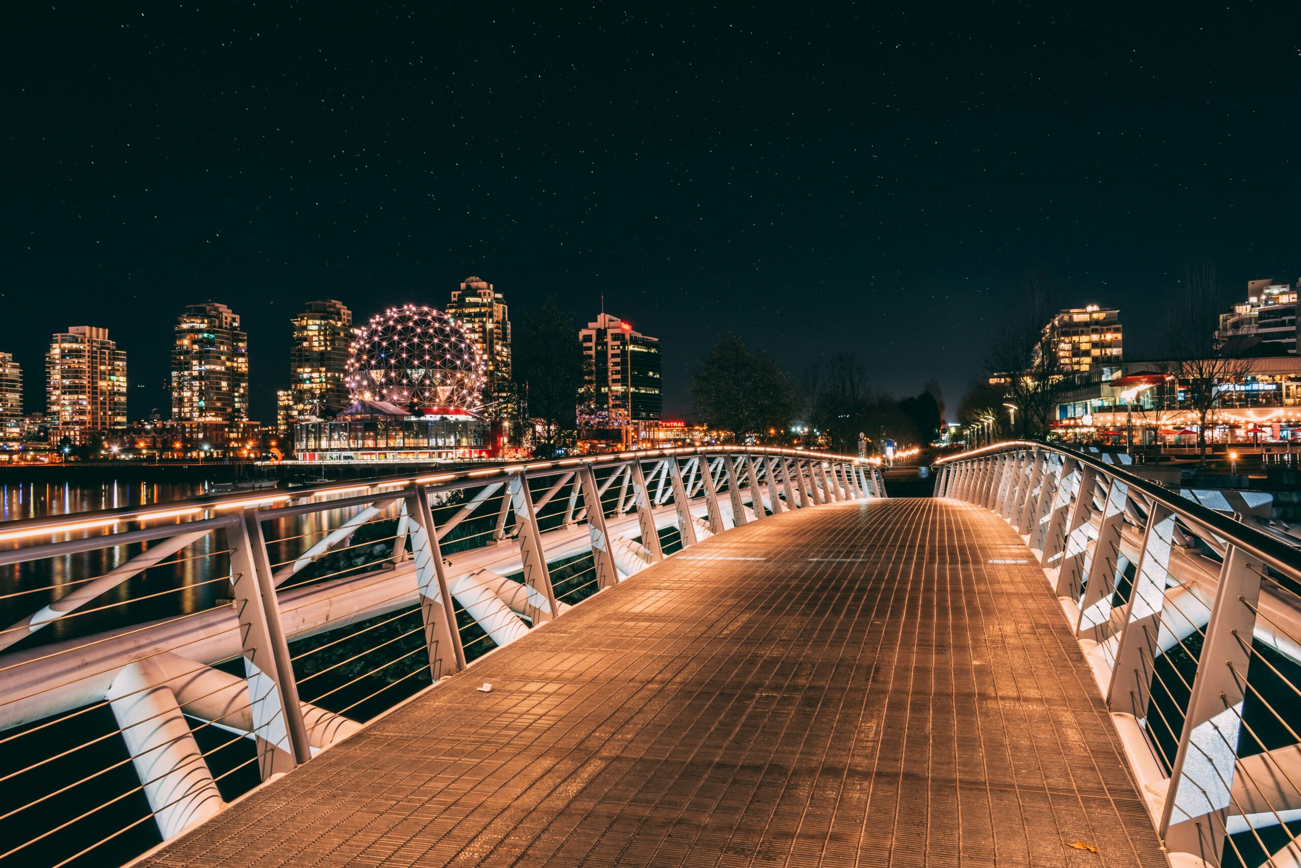 Photo of Vancouver at night