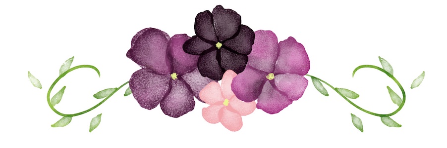 Floral divider